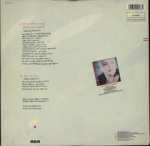 Eurythmics There Must Be An Angel 12" vinyl single (12 inch record / Maxi-single) UK EUR12TH759136