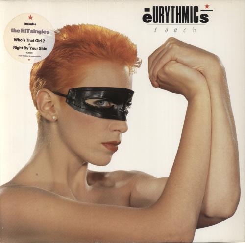 Eurythmics Touch + Merchandise insert vinyl LP album (LP record) UK EURLPTO665620