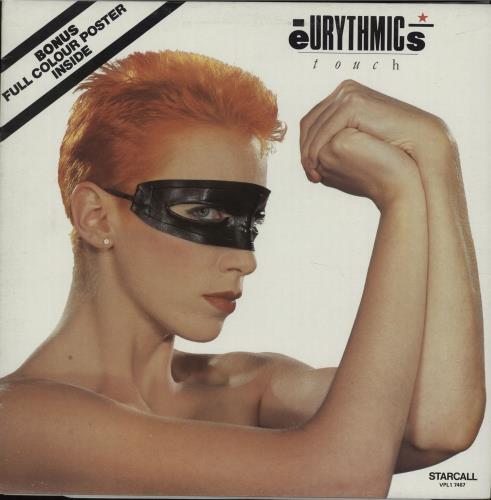 Eurythmics Touch + Poster vinyl LP album (LP record) Australian EURLPTO273203
