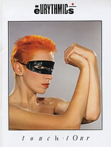 Eurythmics Touch Tour tour programme Japanese EURTRTO151359