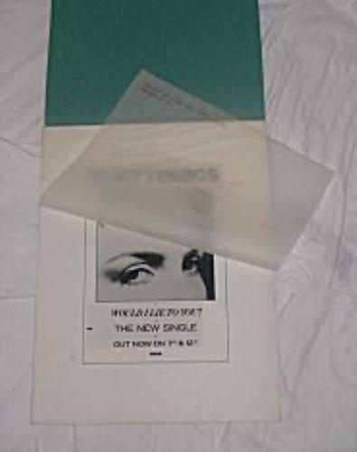 Eurythmics Would I Lie To You artwork UK EURARWO110499