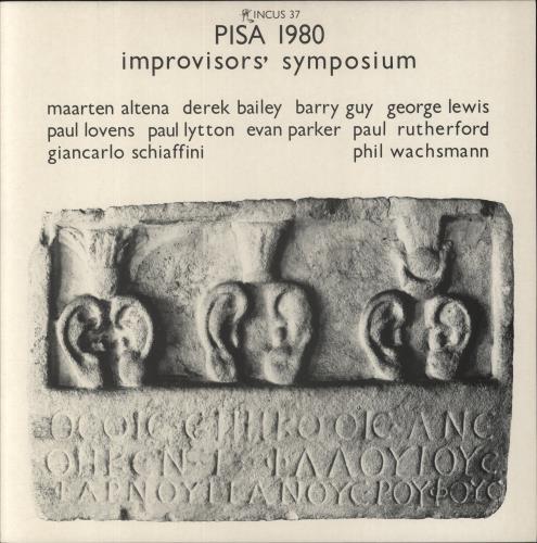 Evan Parker PISA 1980: Improvisors' Symposium vinyl LP album (LP record) UK EPALPPI857301