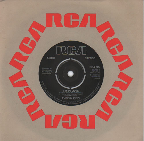 Evelyn 'Champagne' King I'm In Love 7" vinyl single (7 inch record / 45) UK EKI07IM636215