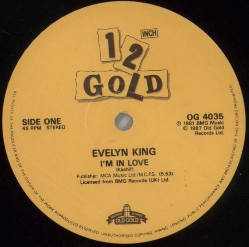Evelyn 'Champagne' King I'm In Love 12" vinyl single (12 inch record / Maxi-single) UK EKI12IM883952