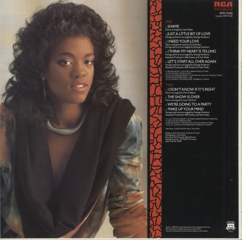 Evelyn 'Champagne' King Shame UK Promo vinyl LP album (LP