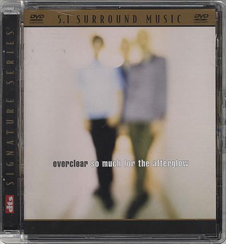 Everclear So Much For The Afterglow DVD-Audio disc UK EVCADSO313141