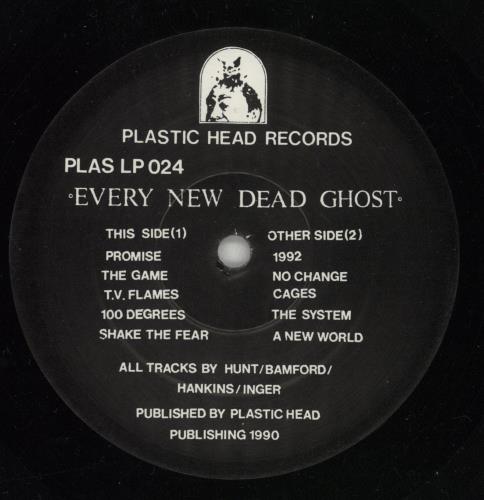 Every New Dead Ghost A New World vinyl LP album (LP record) UK ECXLPAN870293