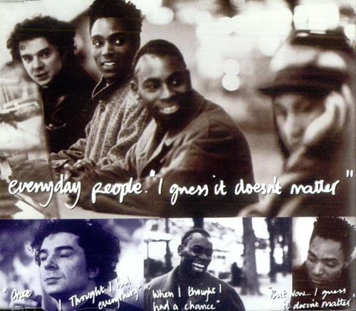Everyday People (90s) I Guess It Doesn't Matter CD single (CD5 / 5") UK EV9C5IG519653