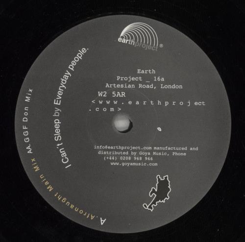 Everyday People I Can't Sleep 12" vinyl single (12 inch record / Maxi-single) UK I4J12IC868715
