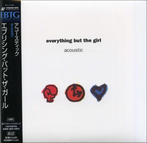 Everything But The Girl Acoustic CD album (CDLP) Japanese EVECDAC373711
