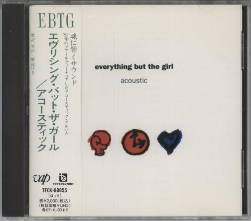 Everything But The Girl Acoustic CD album (CDLP) Japanese EVECDAC790644