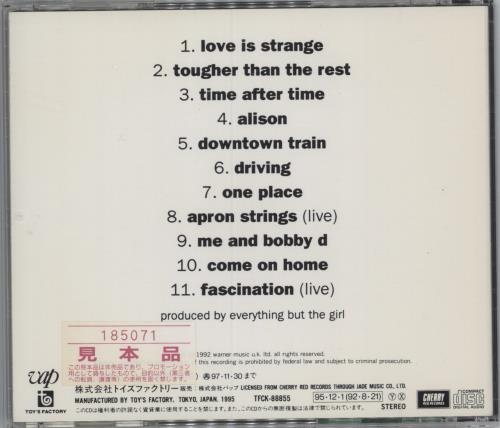 Everything But The Girl Acoustic CD album (CDLP) Japanese EVECDAC790644