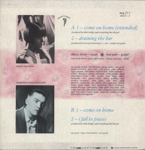 Everything But The Girl Come On Home 12" vinyl single (12 inch record / Maxi-single) UK EVE12CO700739