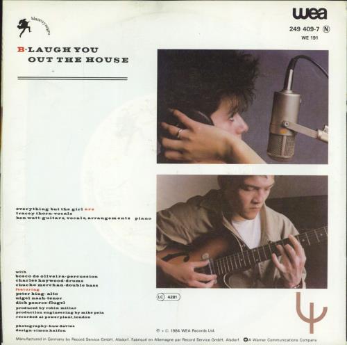 Everything But The Girl Each and Everyone 7" vinyl single (7 inch record / 45) German EVE07EA768059