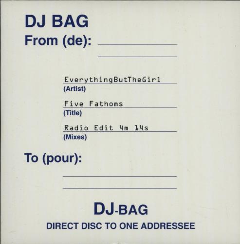 Everything But The Girl Five Fathoms CD single (CD5 / 5") UK EVEC5FI143009