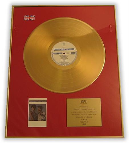 Everything But The Girl Idlewild award disc UK EVEAWID403379