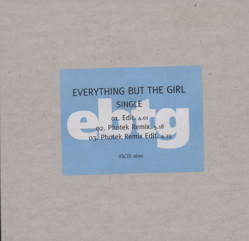 Everything But The Girl Single CD single (CD5 / 5") UK EVEC5SI76933