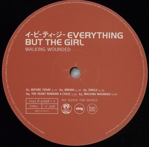 Everything But The Girl Walking Wounded vinyl LP album (LP record) UK EVELPWA763545