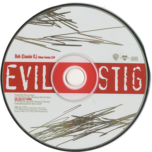 Evil Stig Bob (Cousin O.) CD single (CD5 / 5") US EVIC5BO454737