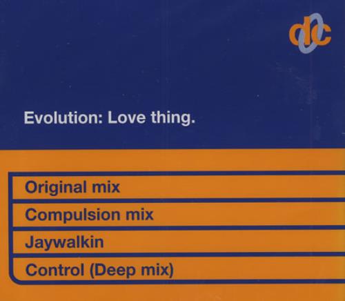 Evolution Love Thing CD single (CD5 / 5") UK ECPC5LO390809