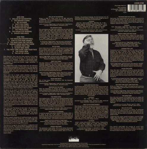 Ewan MacColl Black And White - The Definitive Ewan Maccoll Collection + Poster vinyl LP album (LP record) UK ECWLPBL878680