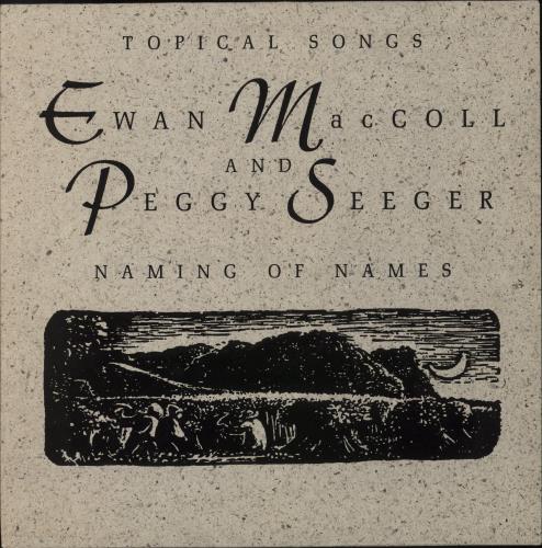 Ewan MacColl Naming Of Names vinyl LP album (LP record) UK ECWLPNA878682