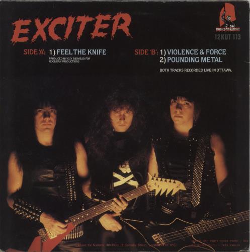 Exciter Feel The Knife 12" vinyl single (12 inch record / Maxi-single) UK EX012FE600311