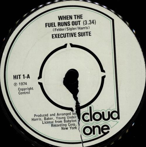 Executive Suite When The Fuel Runs Out 7" vinyl single (7 inch record / 45) UK QXE07WH689629