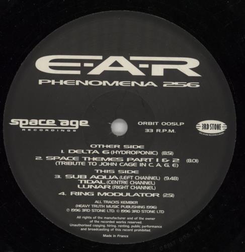 Experimental Audio Research Phenomena 256 2-LP vinyl record set (Double LP Album) French EXA2LPH868909