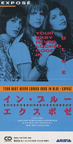 Expose Your Baby Never Looked Good In Blue 3" CD single (CD3) Japanese EXPC3YO18807