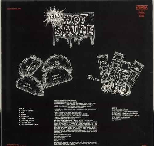 Extra Hot Sauce Taco Of Death vinyl LP album (LP record) UK QX1LPTA702370