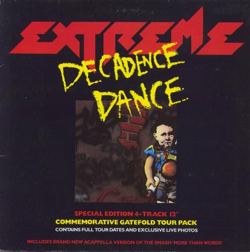 Extreme Decadence Dance - Gatefold 12" vinyl single (12 inch record / Maxi-single) UK EXT12DE13158