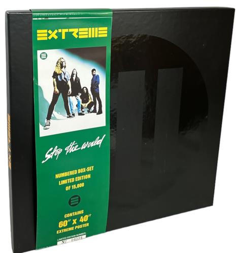 Extreme Stop The World - Boxed Set + Poster 12" vinyl single (12 inch record / Maxi-single) UK EXT12ST10950