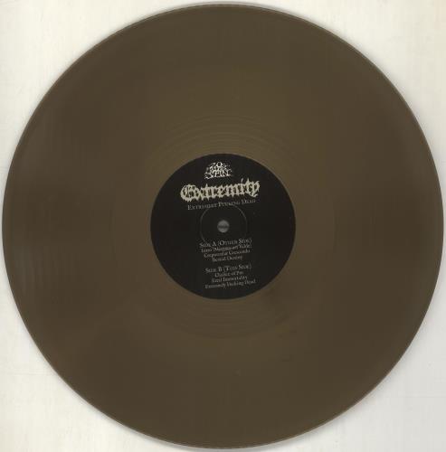 Extremity Extremely F**king Dead - Gold Vinyl vinyl LP album (LP record) US ZX0LPEX715833