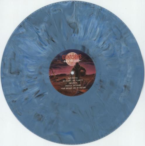 Exxasens Back To Earth - Blue Marbled Vinyl vinyl LP album (LP record) Spanish -38LPBA885962