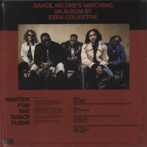 Ezra Collective Dance, No One's Watching - Red Satin Vinyl - Autographed 2-LP vinyl record set (Double LP Album) UK 6212LDA874877