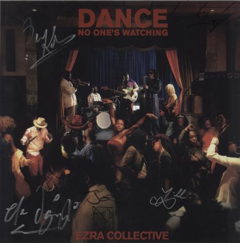Ezra Collective Dance, No One's Watching - Red Satin Vinyl - Autographed 2-LP vinyl record set (Double LP Album) UK 6212LDA874877