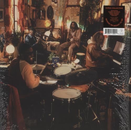 Ezra Collective Where I'm Meant To Be - Clear Vinyl - Autographed Print 2-LP vinyl record set (Double LP Album) UK 6212LWH878889