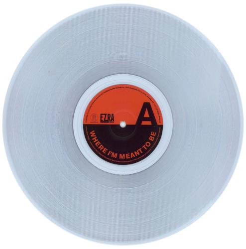 Ezra Collective Where I'm Meant To Be - Clear Vinyl - Autographed Print 2-LP vinyl record set (Double LP Album) UK 6212LWH878889