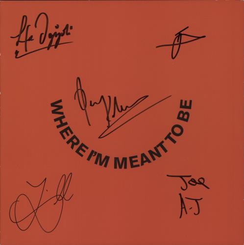 Ezra Collective Where I'm Meant To Be - Clear Vinyl - Autographed Print 2-LP vinyl record set (Double LP Album) UK 6212LWH878889