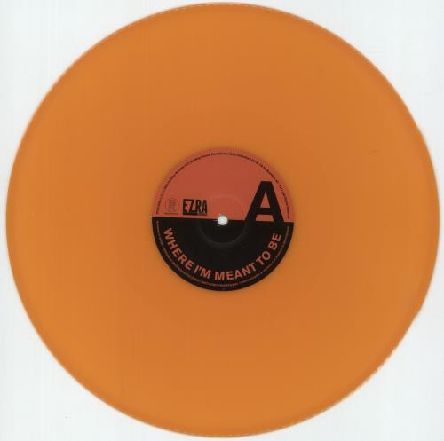 Ezra Collective Where I'm Meant To Be - Orange Vinyl + Autographed Print 2-LP vinyl record set (Double LP Album) UK 6212LWH879726