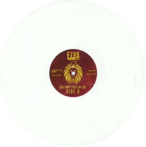 Ezra Collective You Can't Steal My Joy - White Vinyl - Autographed Card 2-LP vinyl record set (Double LP Album) UK 6212LYO878790