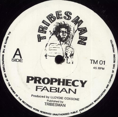Fabienne Miranda Prophecy 12" vinyl single (12 inch record / Maxi-single) UK Q9J12PR709751