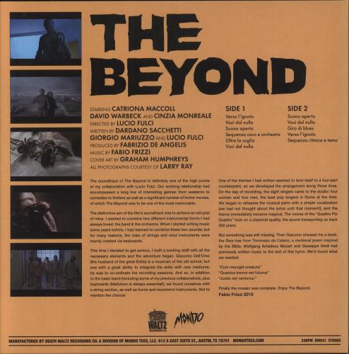 Fabio Frizzi The Beyond - Opaque Green Splattered Vinyl - EX vinyl LP album (LP record) UK IFBLPTH858107