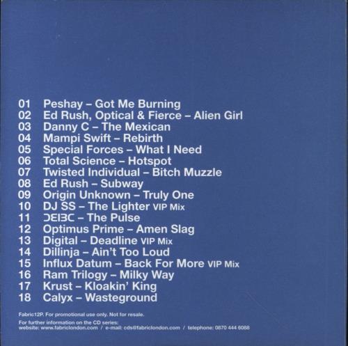 Fabric Grooverider CD album (CDLP) UK FA4CDGR860696
