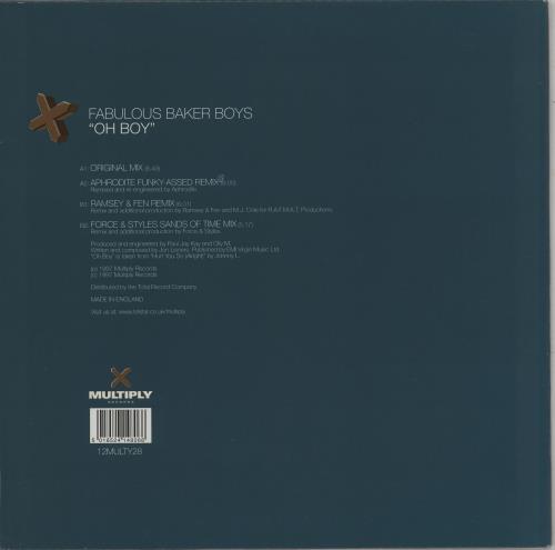Fabulous Baker Boys Oh Boy 12" vinyl single (12 inch record / Maxi-single) UK 2BF12OH757797