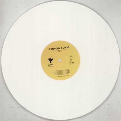 Factory Floor Factory Floor - White Vinyl 2-LP vinyl record set (Double LP Album) UK H562LFA851058