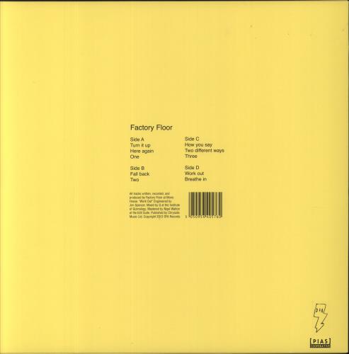 Factory Floor Factory Floor - White Vinyl 2-LP vinyl record set (Double LP Album) UK H562LFA851058