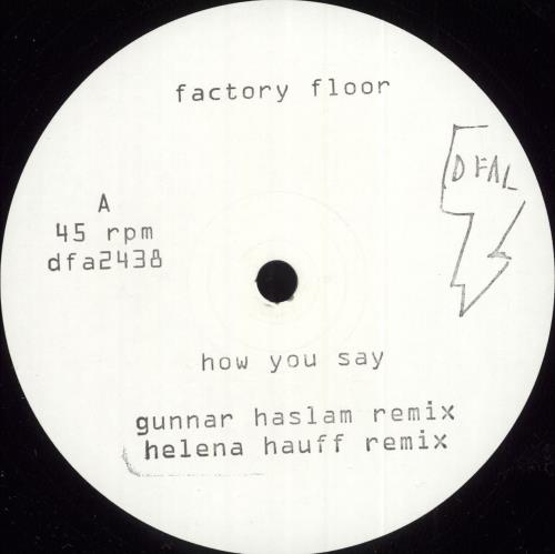 Factory Floor How You Say (EP 2) 12" vinyl single (12 inch record / Maxi-single) US H5612HO722295
