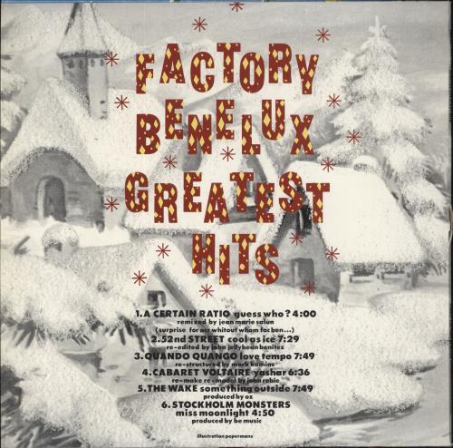 Factory Factory Benelux Greatest Hits vinyl LP album (LP record) Belgian FCYLPFA129548
